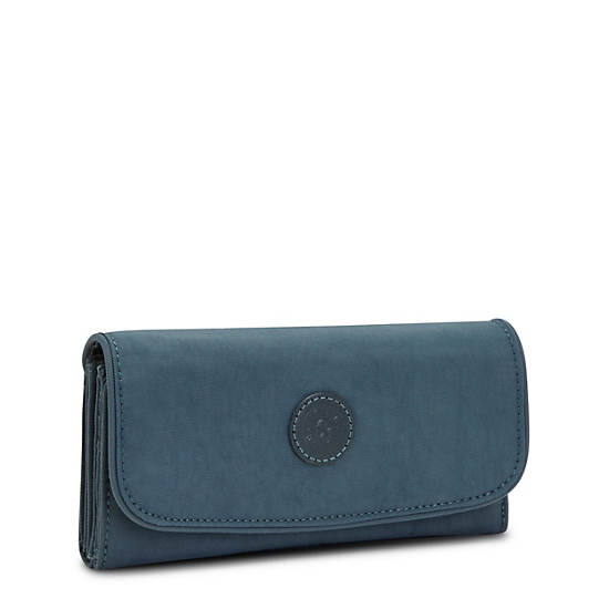 Kipling Money Land Snap Wallet Pénztárca Sötétkék Szürke | HU 2191JP